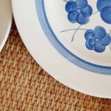7 assiettes entrées ou dessert et 2 raviers Gien Modèle Nancay