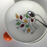 6 Gien soup plates, Gentilly model