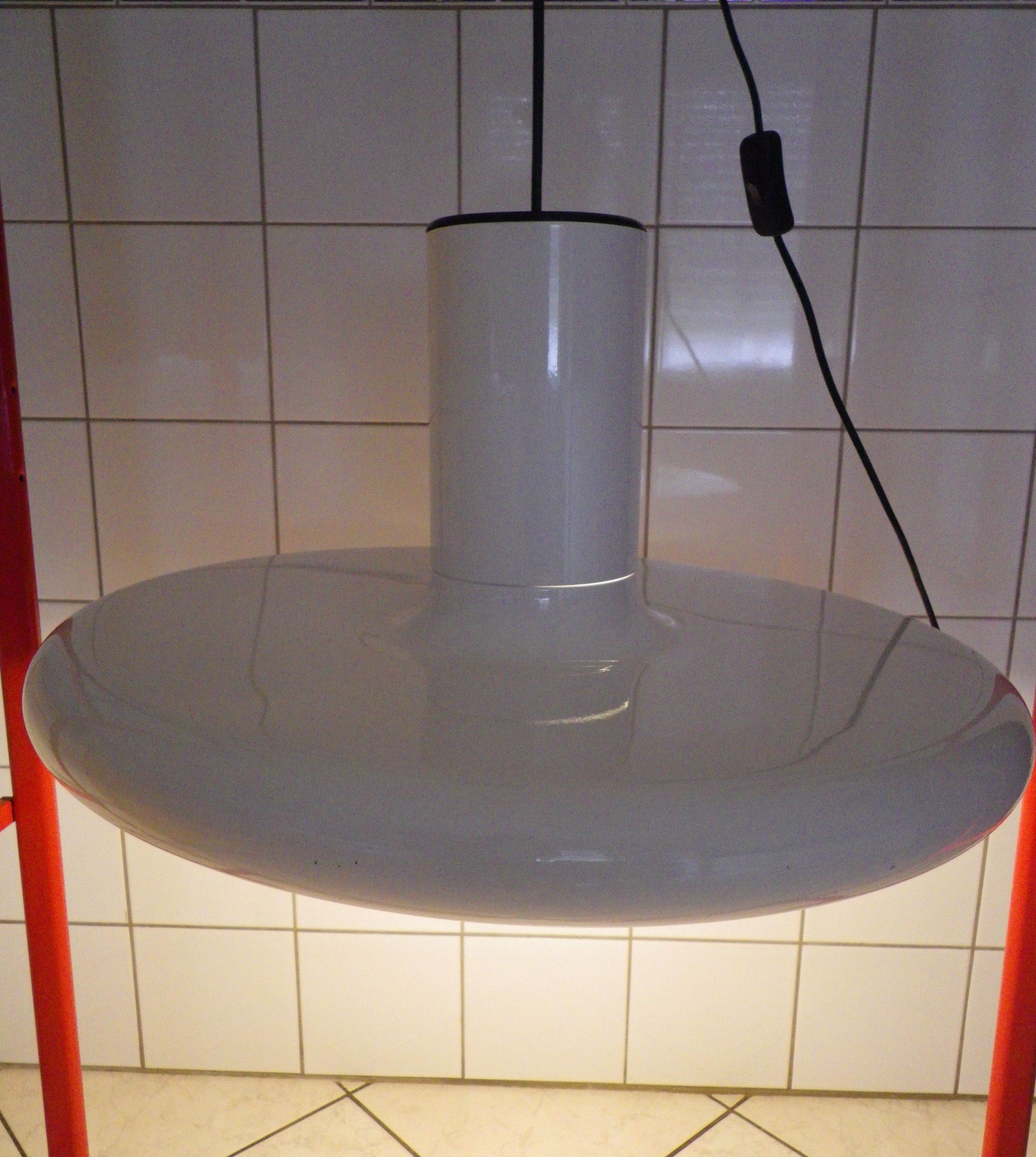 Hanging Lita enamelled sheet metal Type 6042 - 1970s