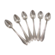 6 old small spoons