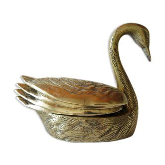 Swan brass ashtrays