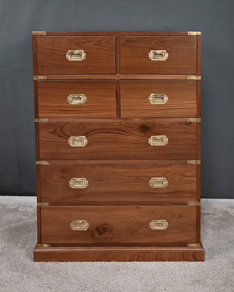 Marine Commode in Teak, India – 20th Century