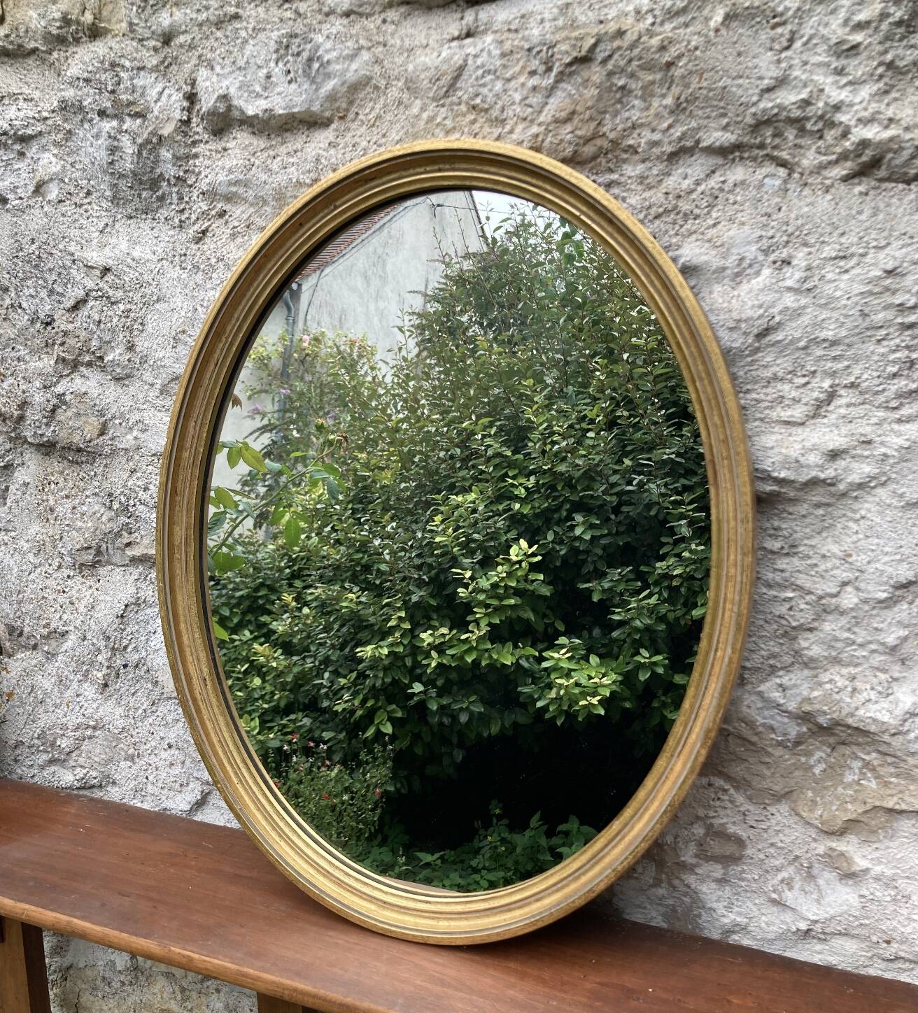 Miroir ancien doré