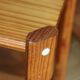 Pair of solid pine bedside tables, 1980