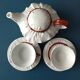 Tea set 2 people Chaumette in vintage ceramic