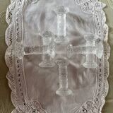 Set of 6 vintage glass knife rests