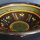Glazed terracotta bowl, Savoy pottery from Marnaz, 20th century