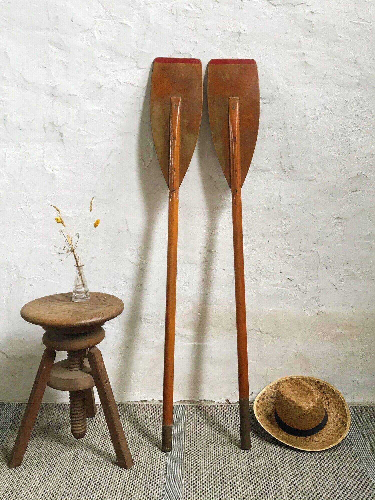 Paire de rames ou pagaie vintage | Selency