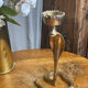 Cobra candlestick in brass