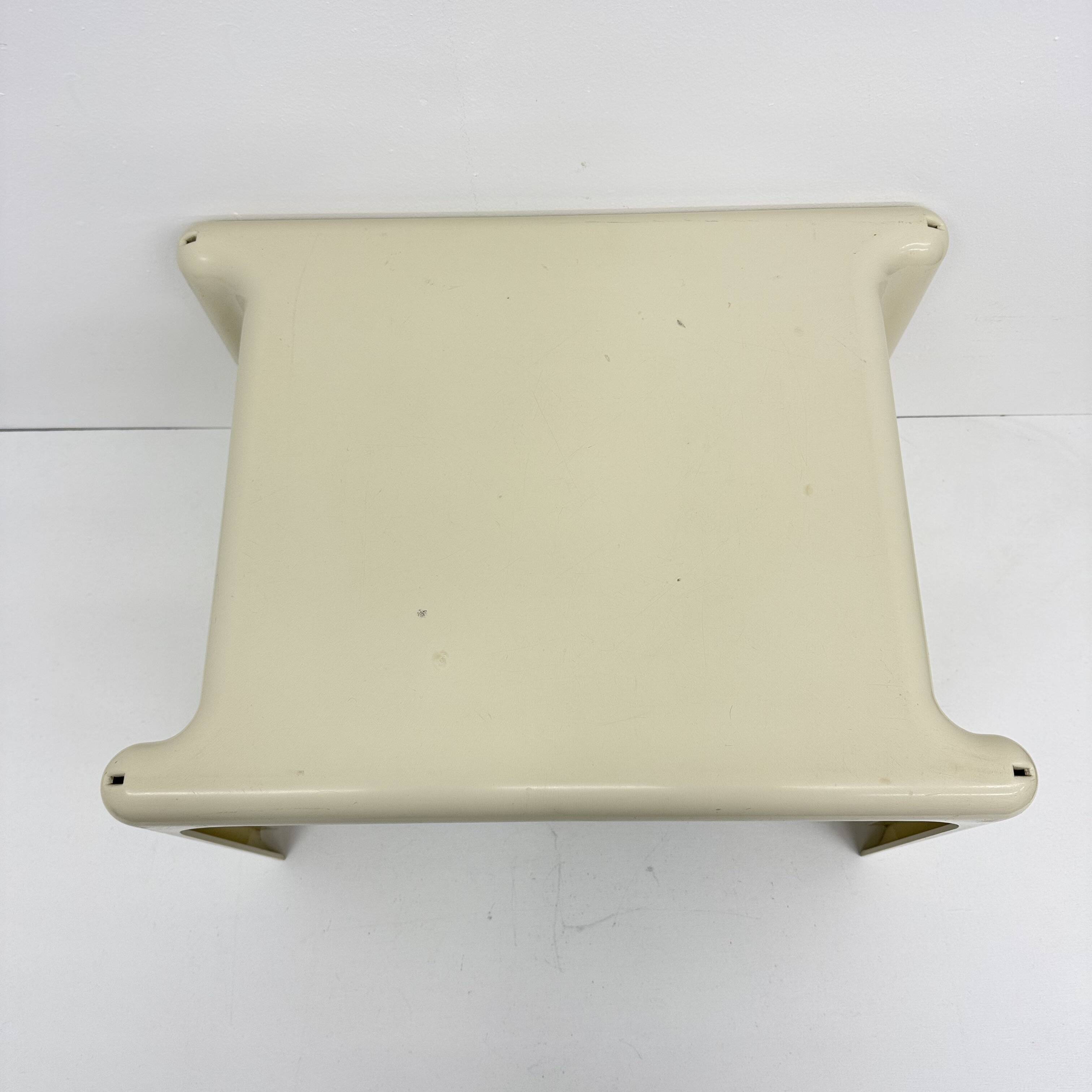 Italian Modern Plastic Side Table attributed to Giotto Stoppino for Elco