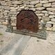 Large Front Fireplace Bronze 49cm 11kg - Marked DB 539 - Bar 113cm