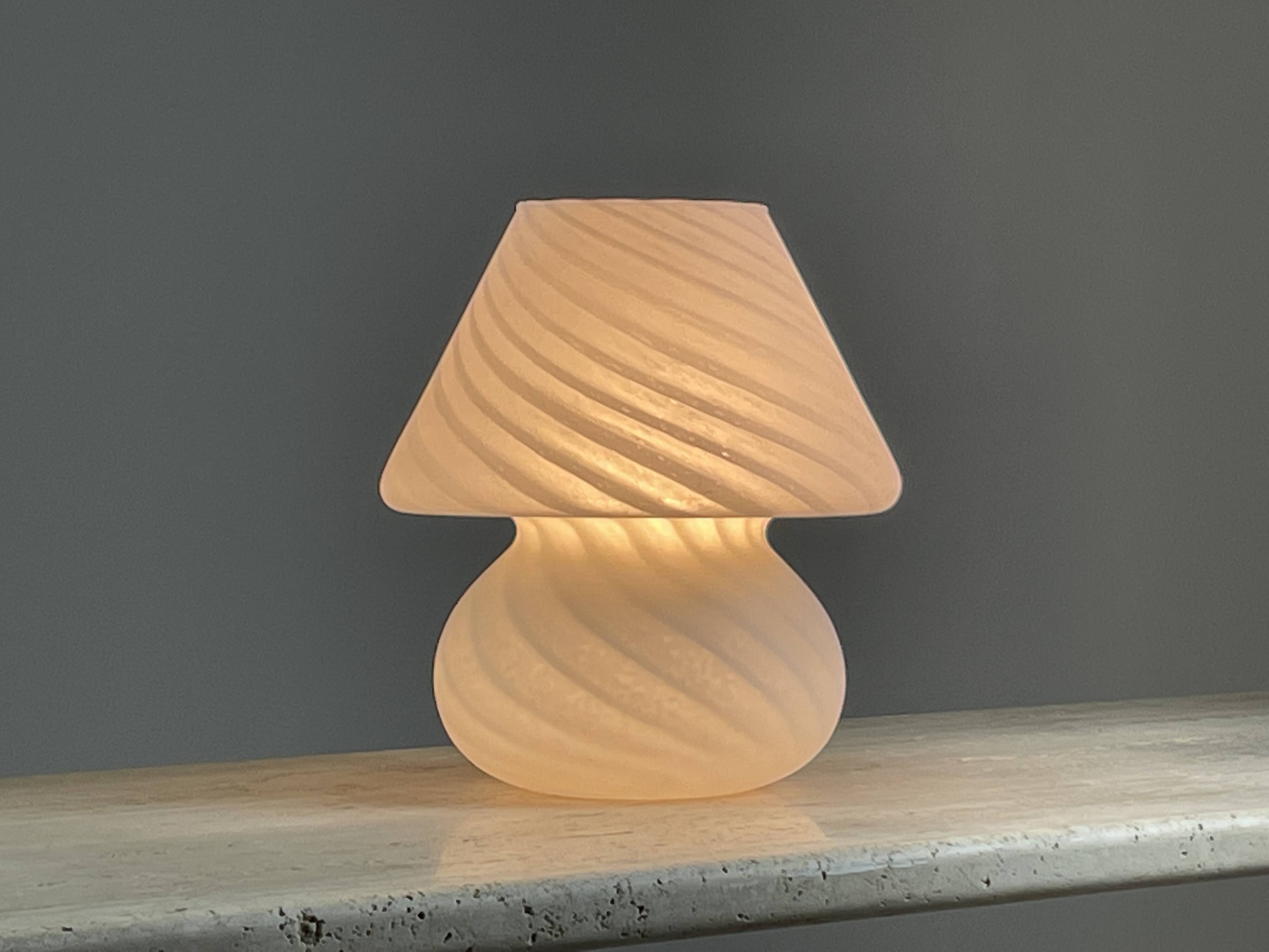 Murano glass mushroom lamp, 1970s