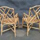 Vintage rattan armchair Italian work