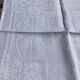 11 square napkins GC floral damask with cutwork