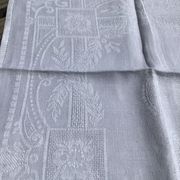 11 square napkins GC floral damask with cutwork