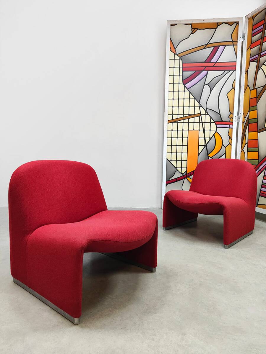 Vintage design lounge set Alky chairs