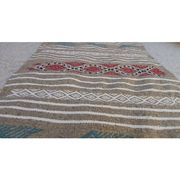Traditional handmade Berber grey carpet in pure wool 110×70cm