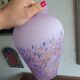 Parma vase in speckled glass paste