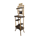 Shelf in bamboo and asian lacquer