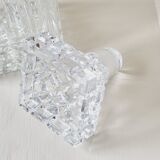 Cast crystal decanter