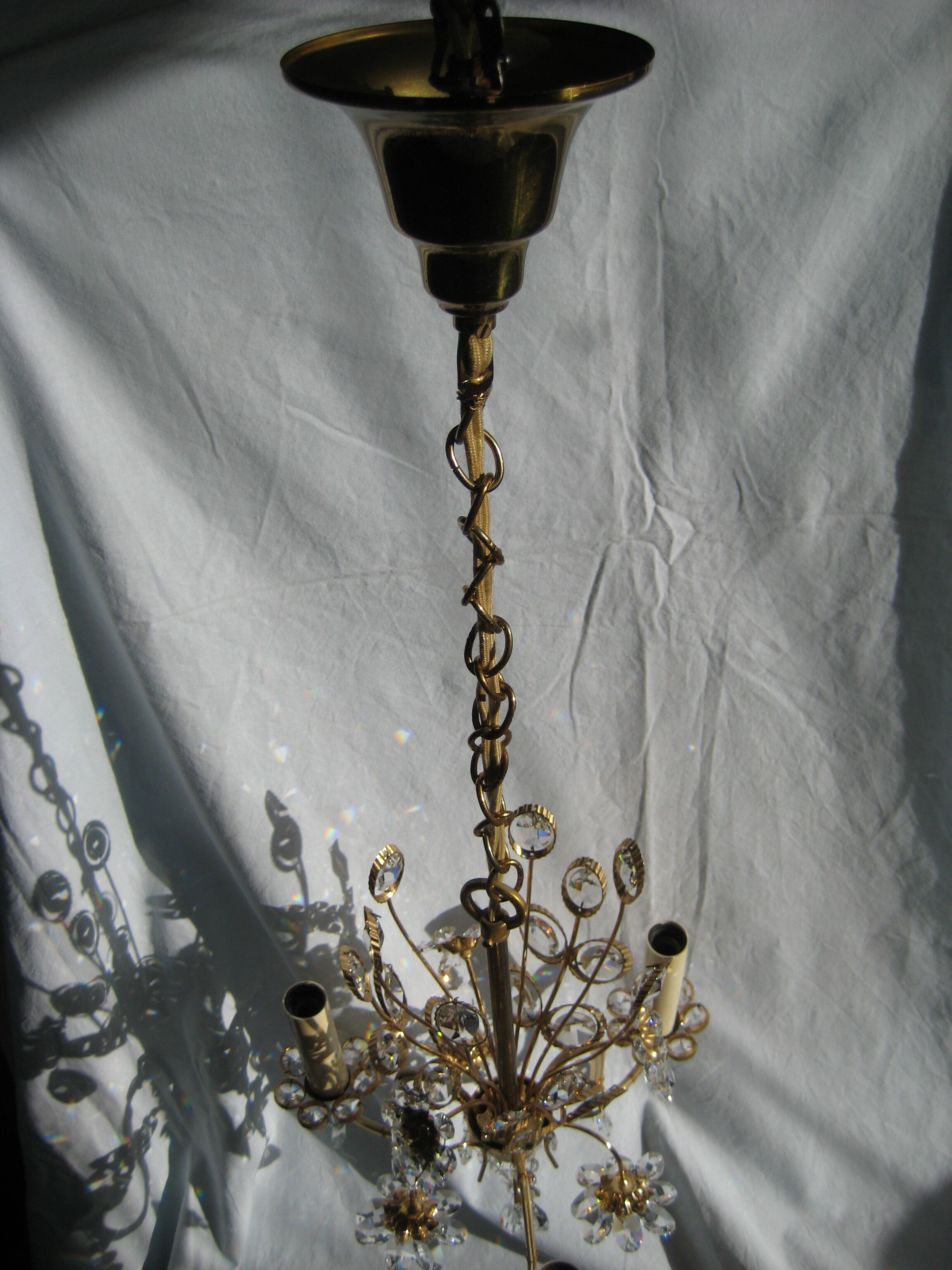 Chandelier with tassels