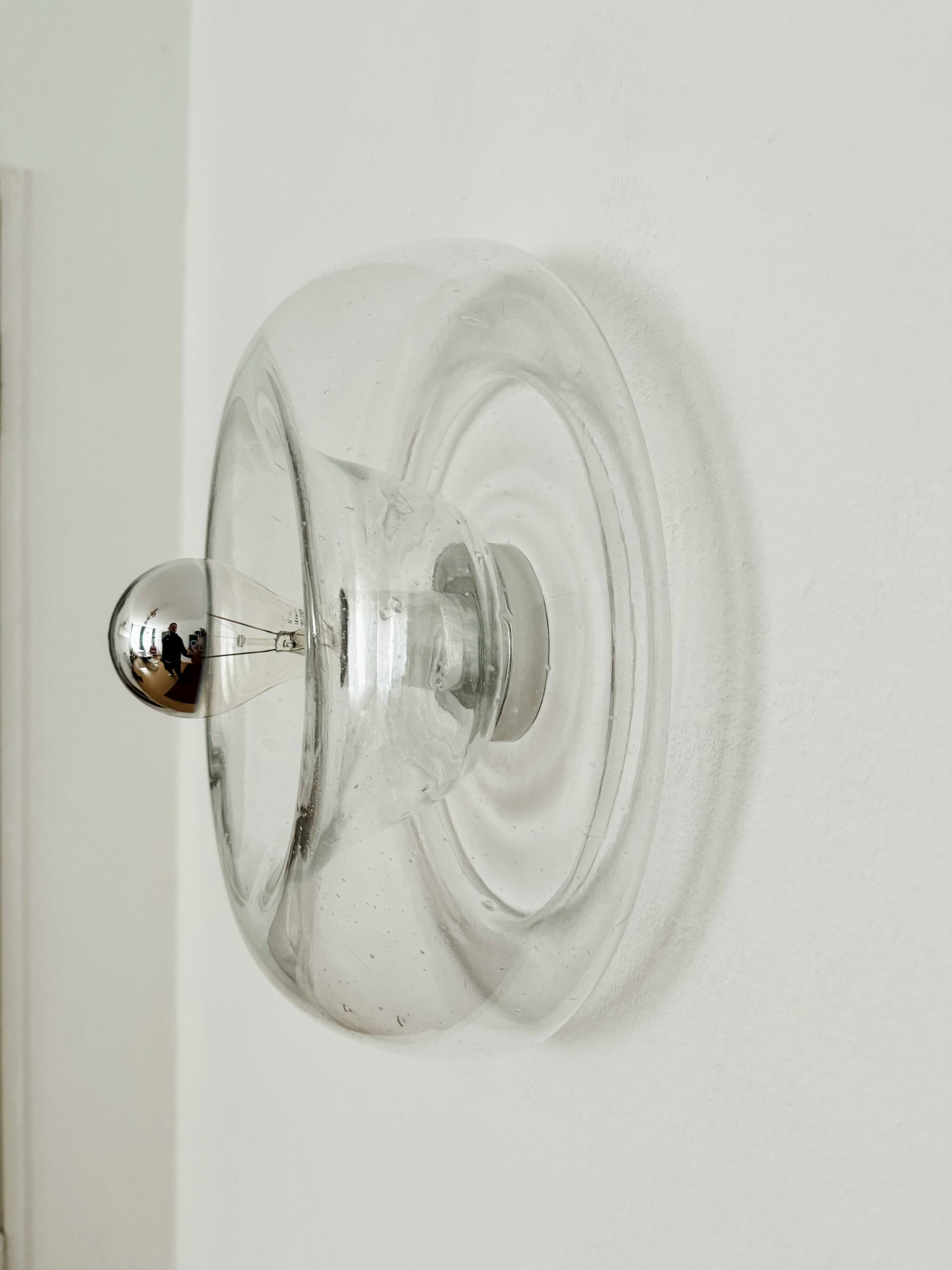 Donut Wall or Ceiling Lamp by J.T. Kalmar