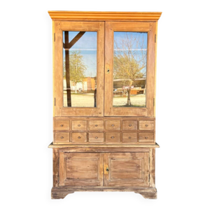 ancien meuble vitrine