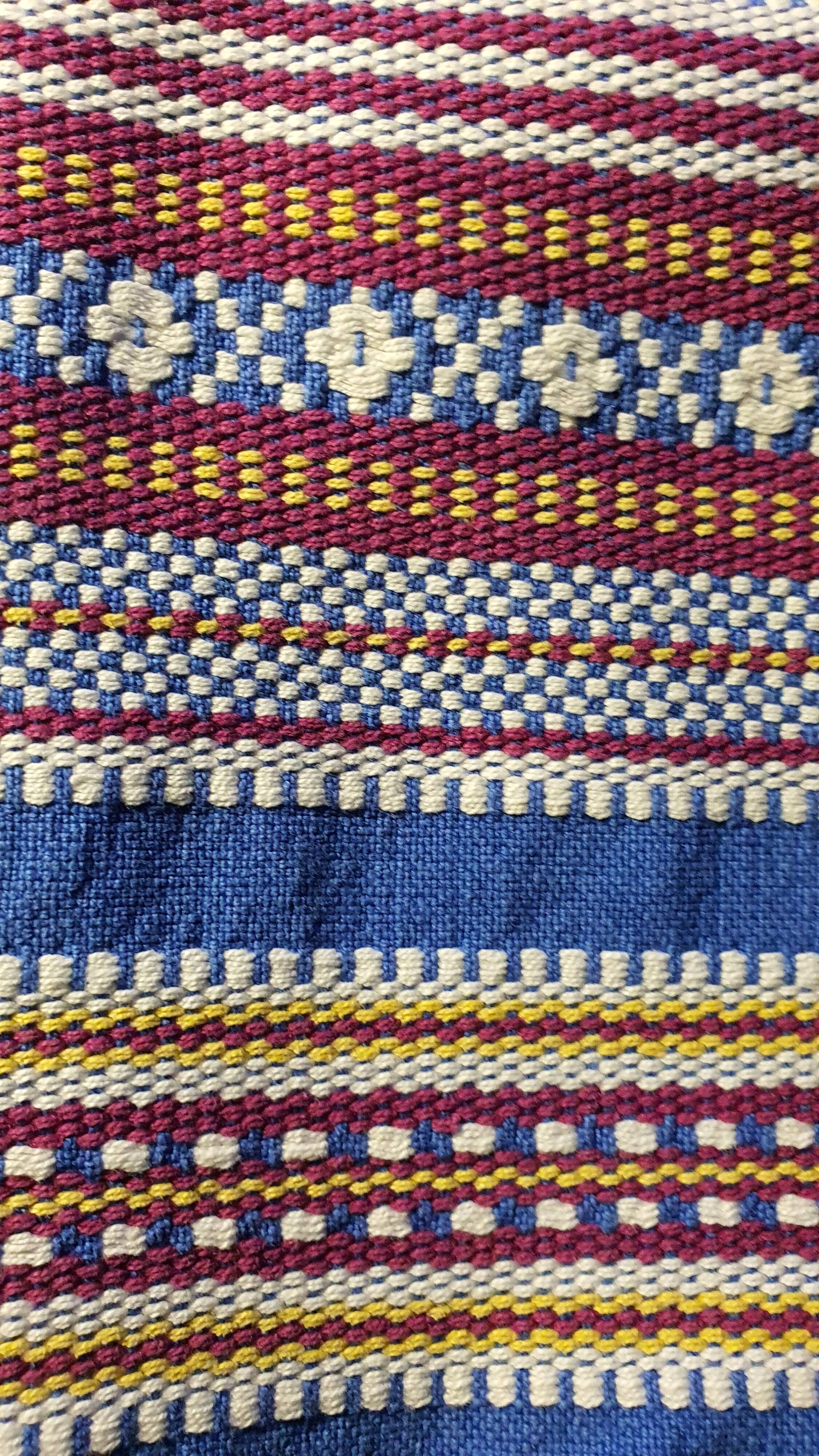 Woven tablecloth