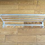 Vintage coat rack with 5 movable hooks