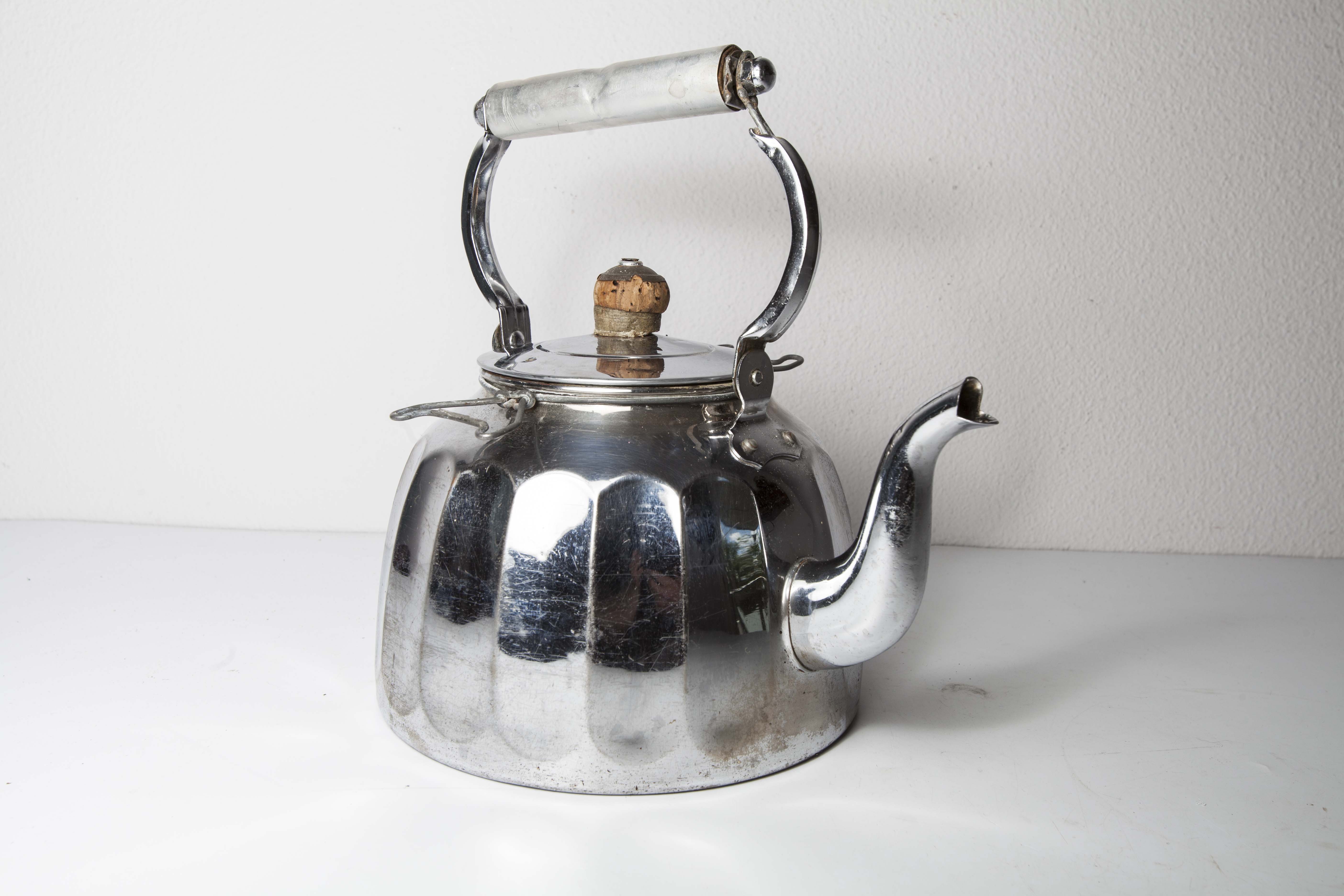 30s chrome teapot