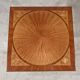 Mahogany and marquetry games table, Art Nouveau, 1920