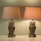 Owl lamp by Loevsky and Loevsky USA 1960s