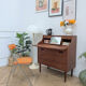 Secrétaire vintage scandinave en teck