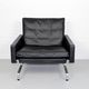 Set 2 vintage PK31/1 Lounge Chair & PK61 Coffee Table by Poul Kjaerholm for E. Kold Christensen