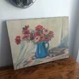 Still life, oil on canvas signed