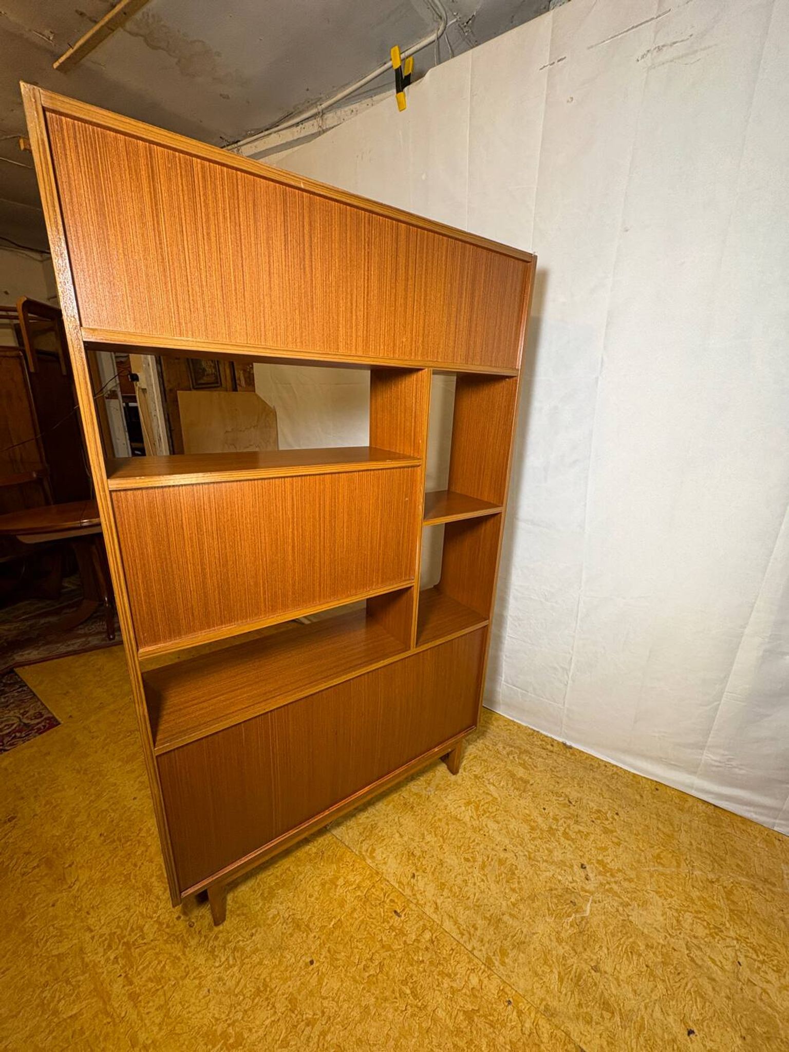 Mid-Century Retro Vintage Room Divider / Shelving Unit by Stonehill -