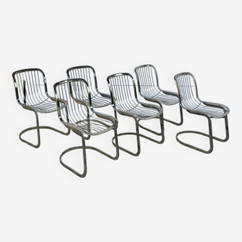 6 Cidue chairs, 1970