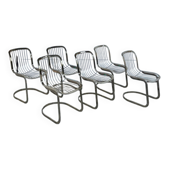 6 chaises Cidue, 1970