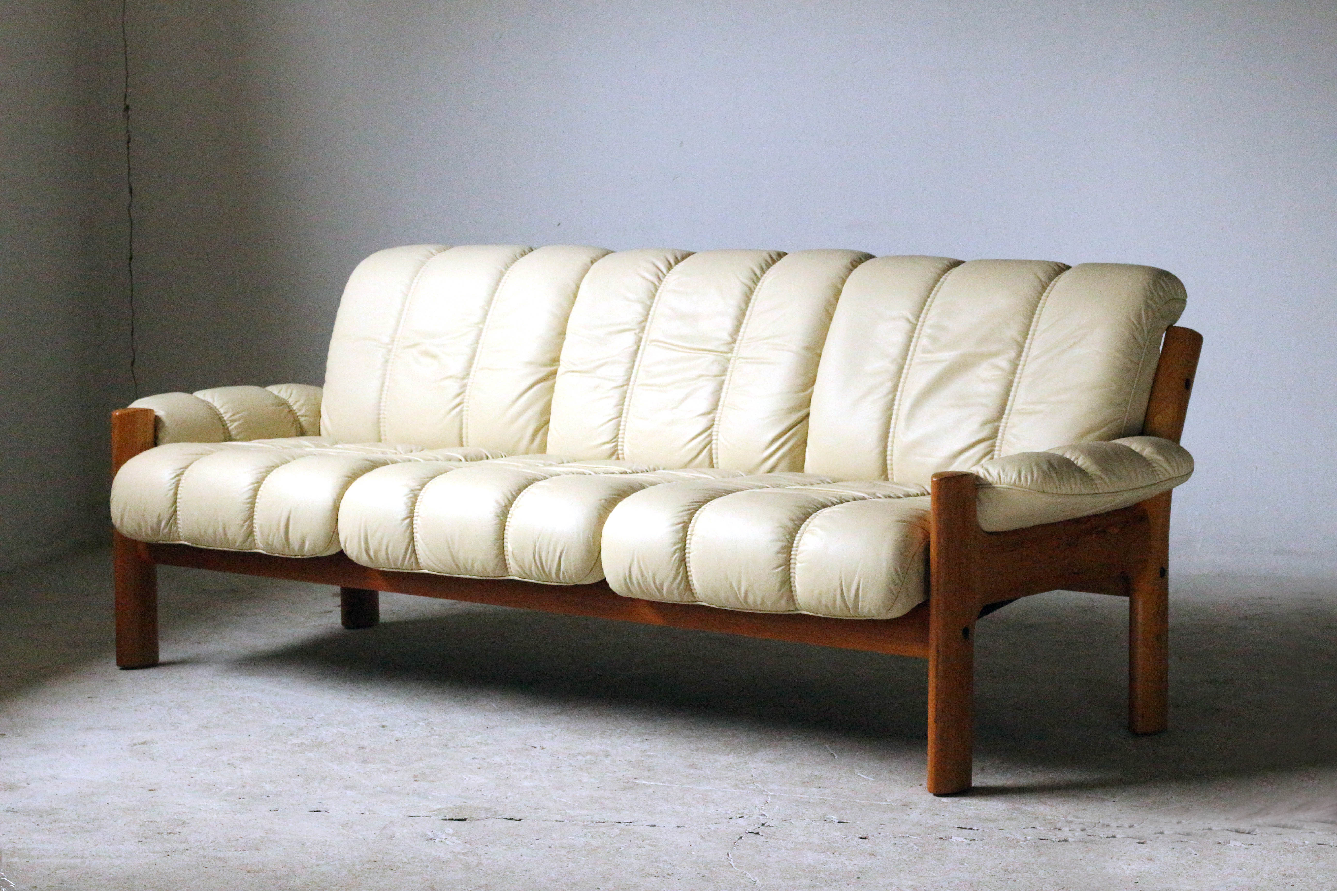 Canapé 3 places norvégien Ekornes des années 1970