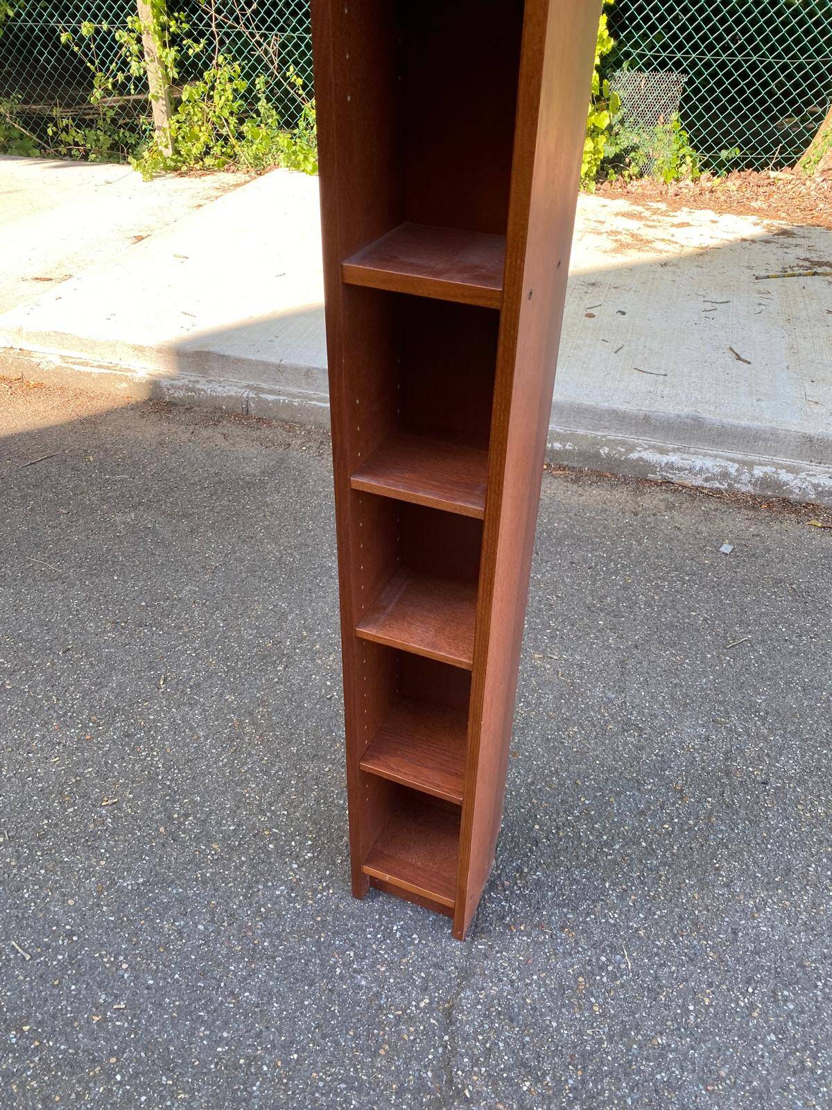 Scandinavian Ikea wooden CD DVD library