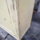 Buffet double patine  jaune tendre