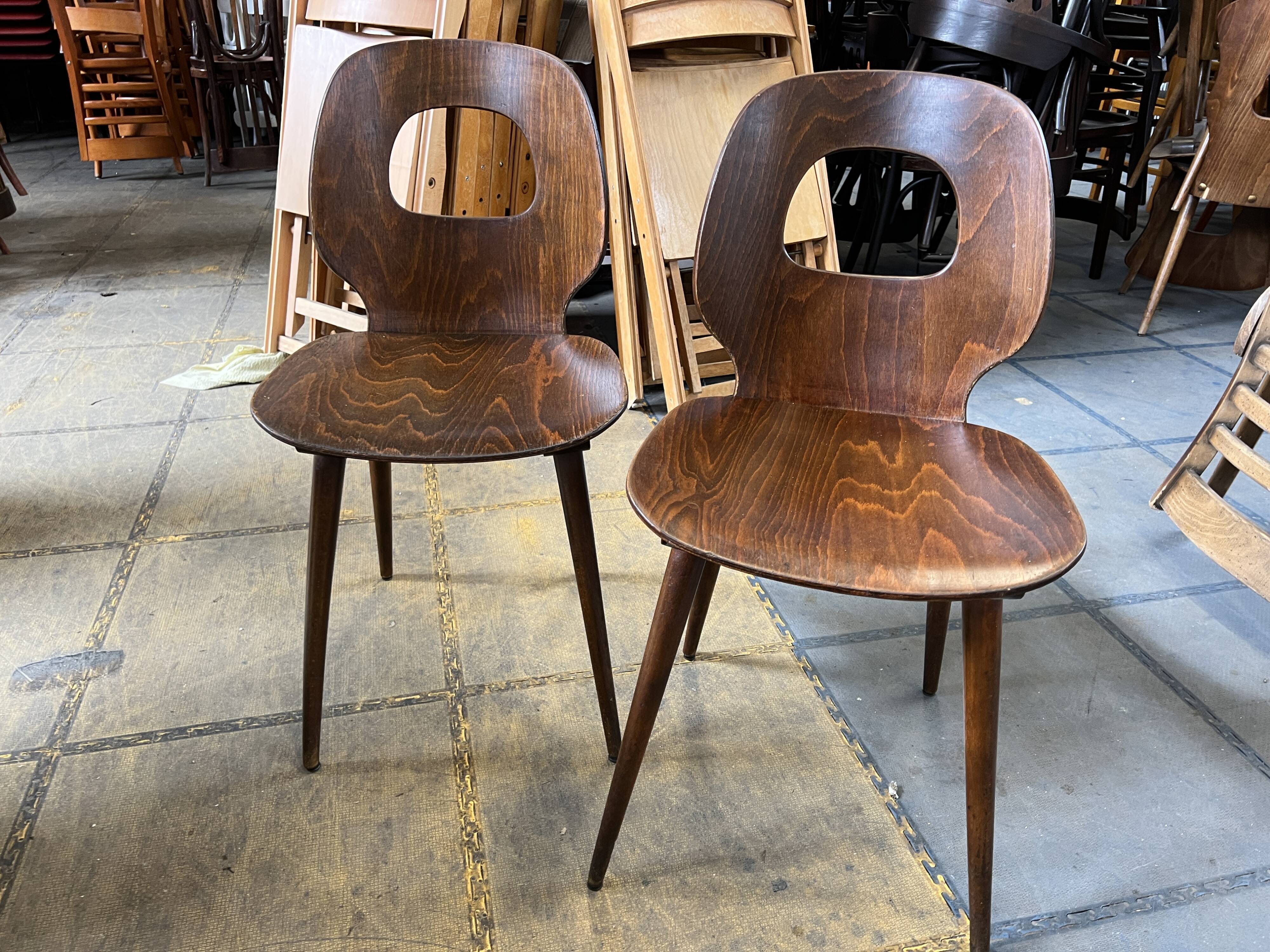 Pair of Baumann chairs