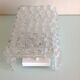 Wall lamp in ice glass and diamond tips / vintage 60s-70s