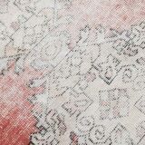 3x9 Rug For Hallway Antique Red Vintage Runner Rug, 102x261Cm SK 3931