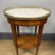 Oval bouillotte table