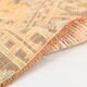 2x5 Turkish Vintage Runner Rug: Light Orange Peach Handmade Carpet 75x170Cm