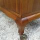 Rolling bar cabinet in walnut