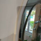 Miroir vintage galvorame metalvetro 1960