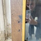 XXL oak display cabinet