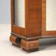 Antique Art Deco display cabinet in mahogany veneer, Italy, 20th century